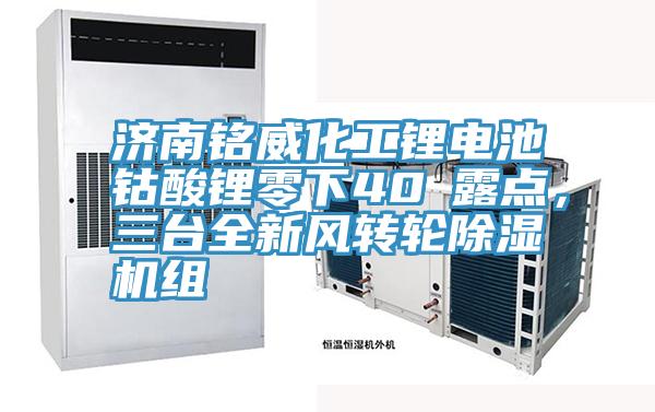 濟南銘威化工鋰電池鈷酸鋰零下40℃露點，三台全新風轉輪麻豆视频观看网站組